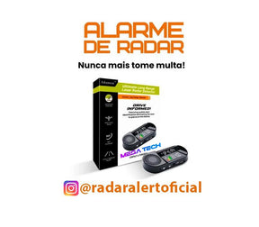 RadarAlert® - Dispositivo Identificador de Radares - 50% de DESCONTO + Frete Grátis